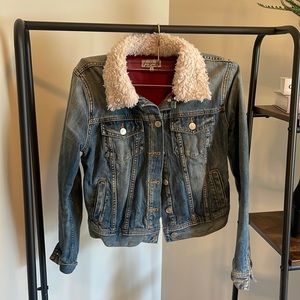 Talula jean jacket from Aritzia.